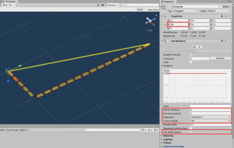 [Unity]LineRenderer组件使用心得 | 老刘@开发笔记